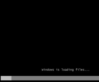 Windows is loading files terus